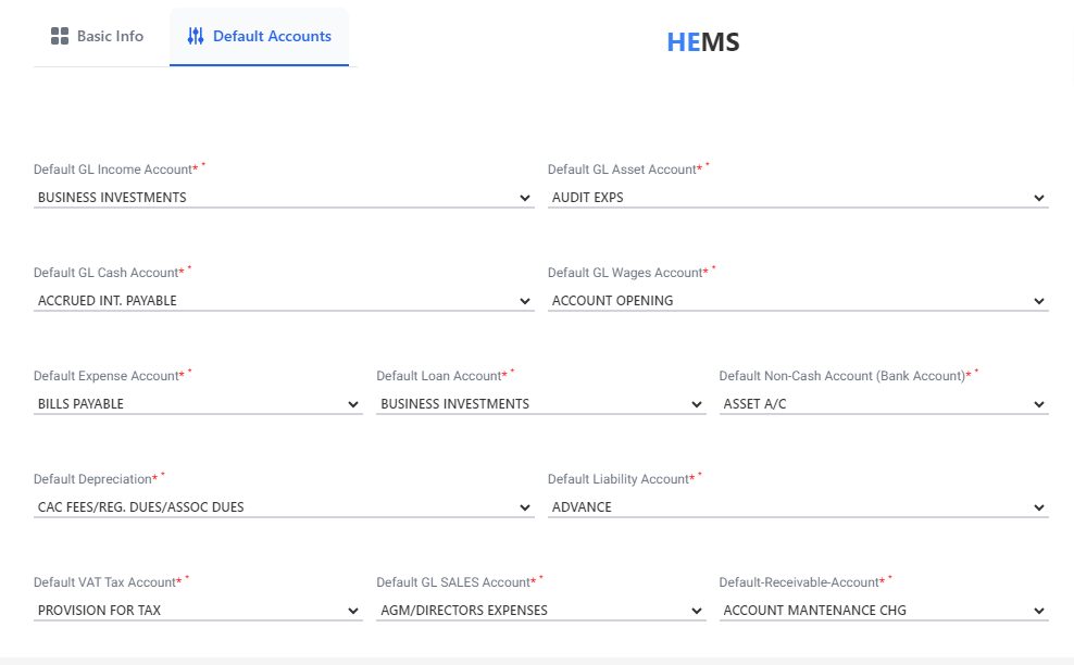 HEMS Registration